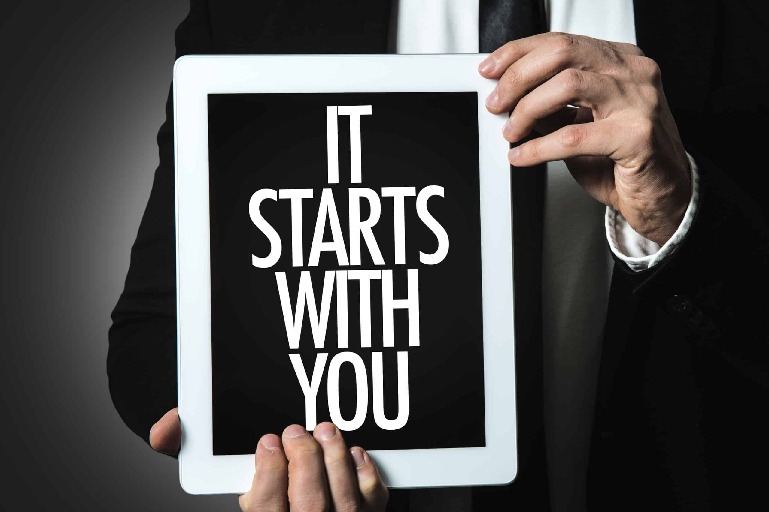 Self leadership starts with leading one's own mental and physical health first, mind, body, and spirit, per executive coach Dr. Vic, TEP.Global.